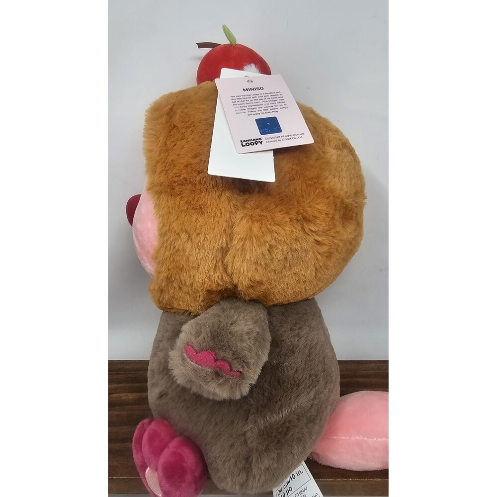 Miniso Zanmang Loopy 10" Tall Beaver In Capybara Costume Ages 0 and Up New Rare - Picture 4 of 7